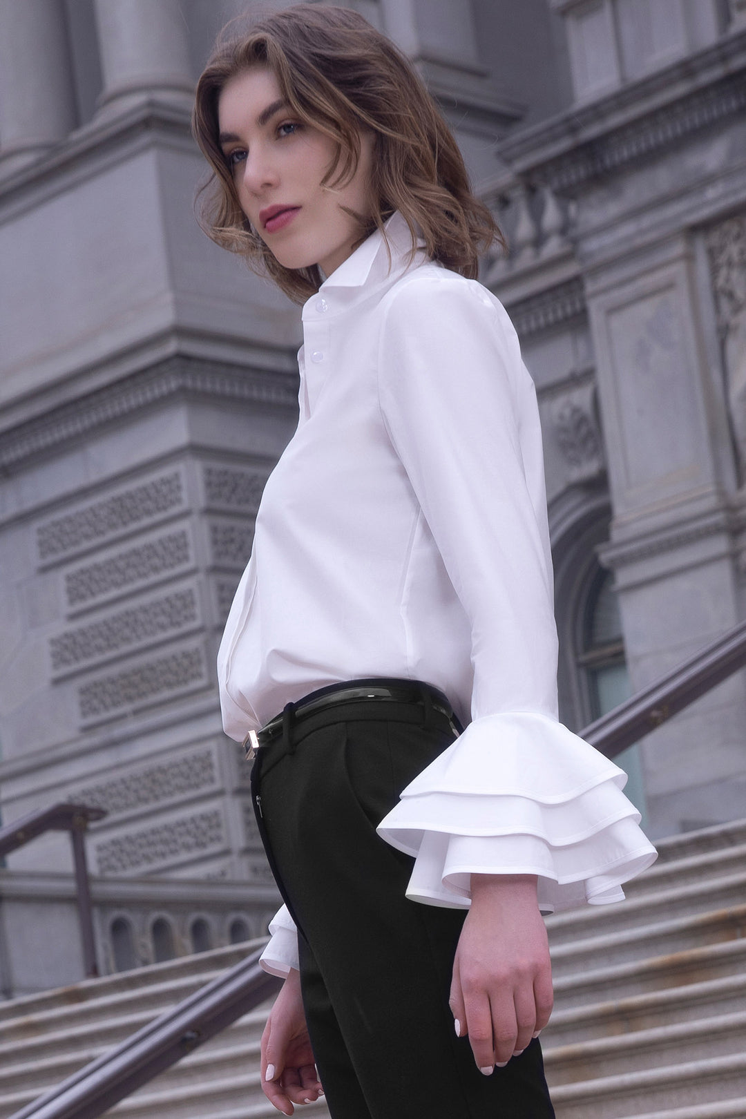 Jennifer Ritz | Alessia Button-Down Blouse