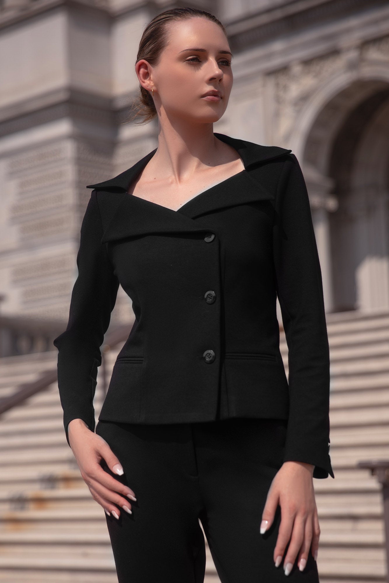 Jennifer Ritz | Harlow Double-Breasted Blazer